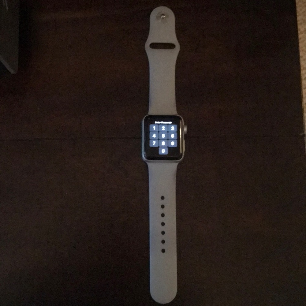 Gray Apple Brand Sport Band for Apple Watch